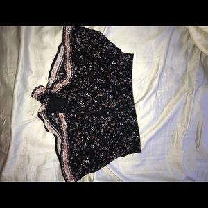 Loose flowy floral shorts